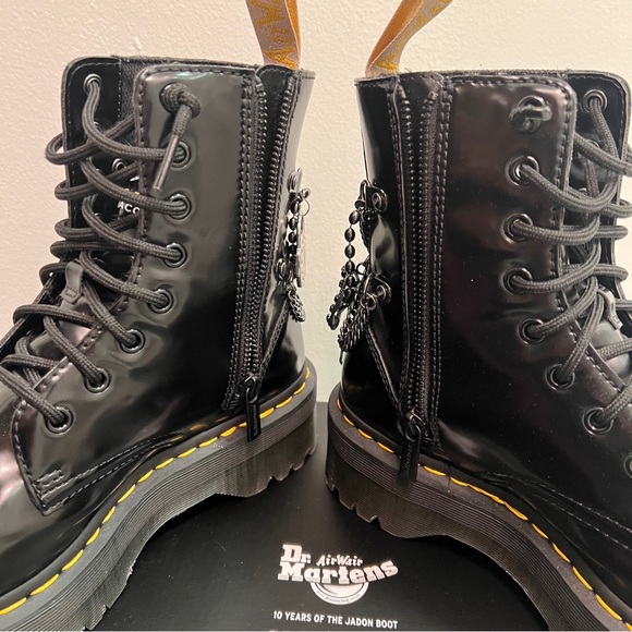 Dr Martens X Marc Jacobs Vegan Jadon Charm Platform Boots Size 8 Womens - Picture 6 of 12